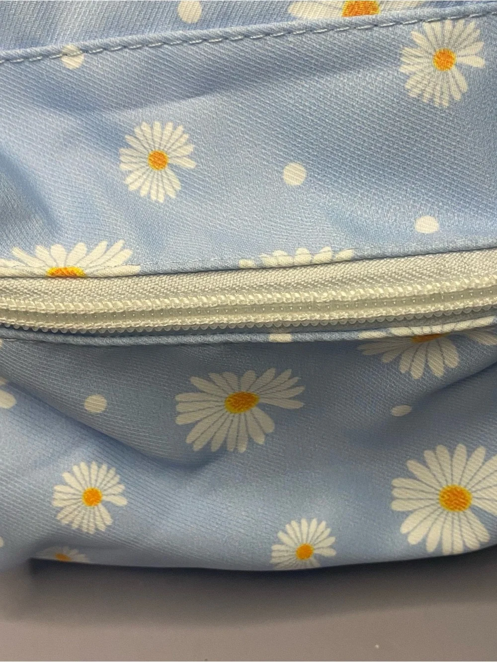 New Elli by Capelli Womens or Kids Daisy Print Mini Backpack - Light Blue